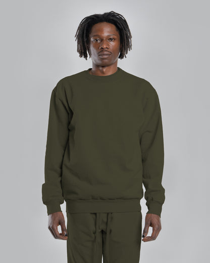 DARVIN SWEATSHIRT - OLIVE NIGHT