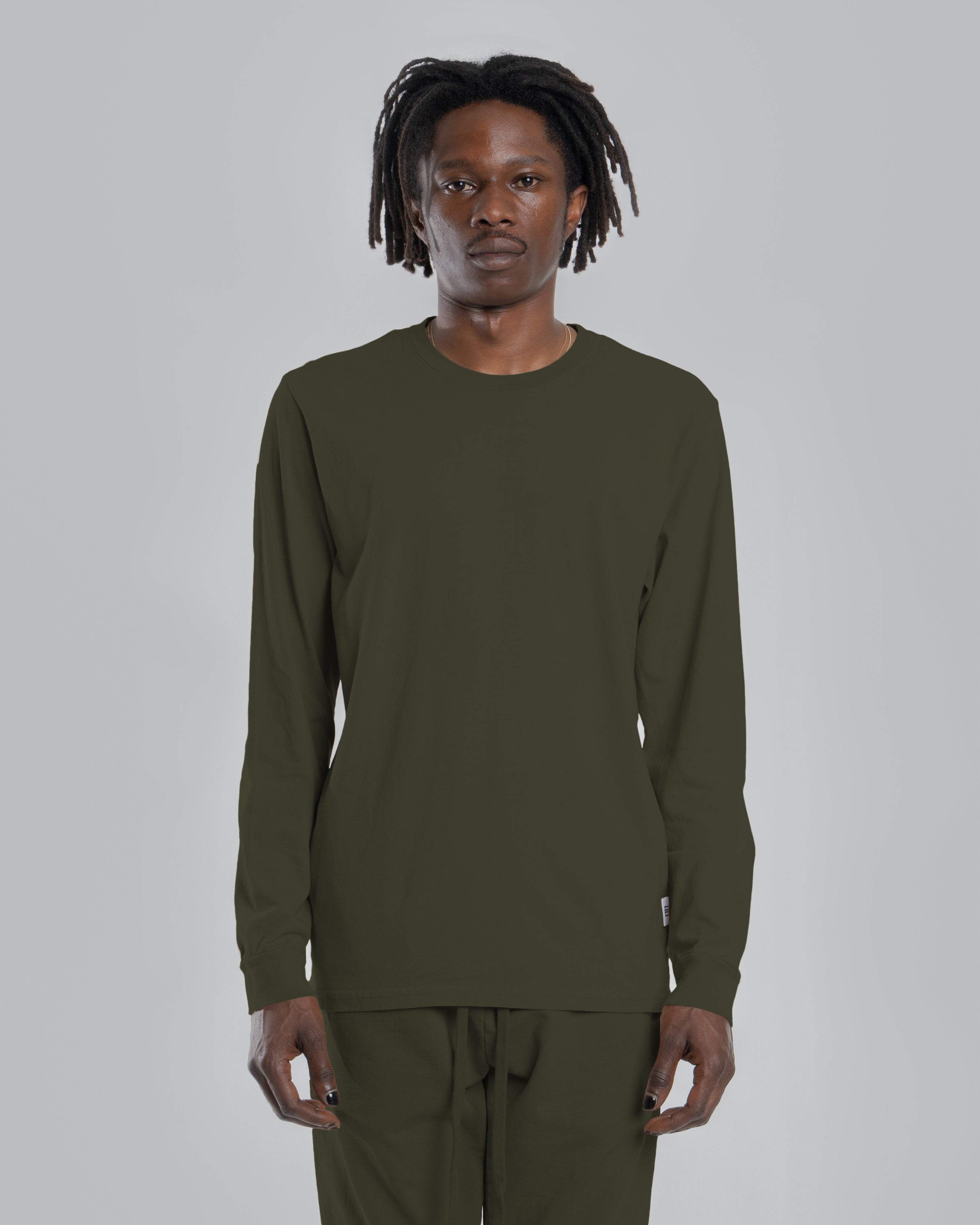 DARVIN LS - OLIVE NIGHT – Bridgeforth Cotton