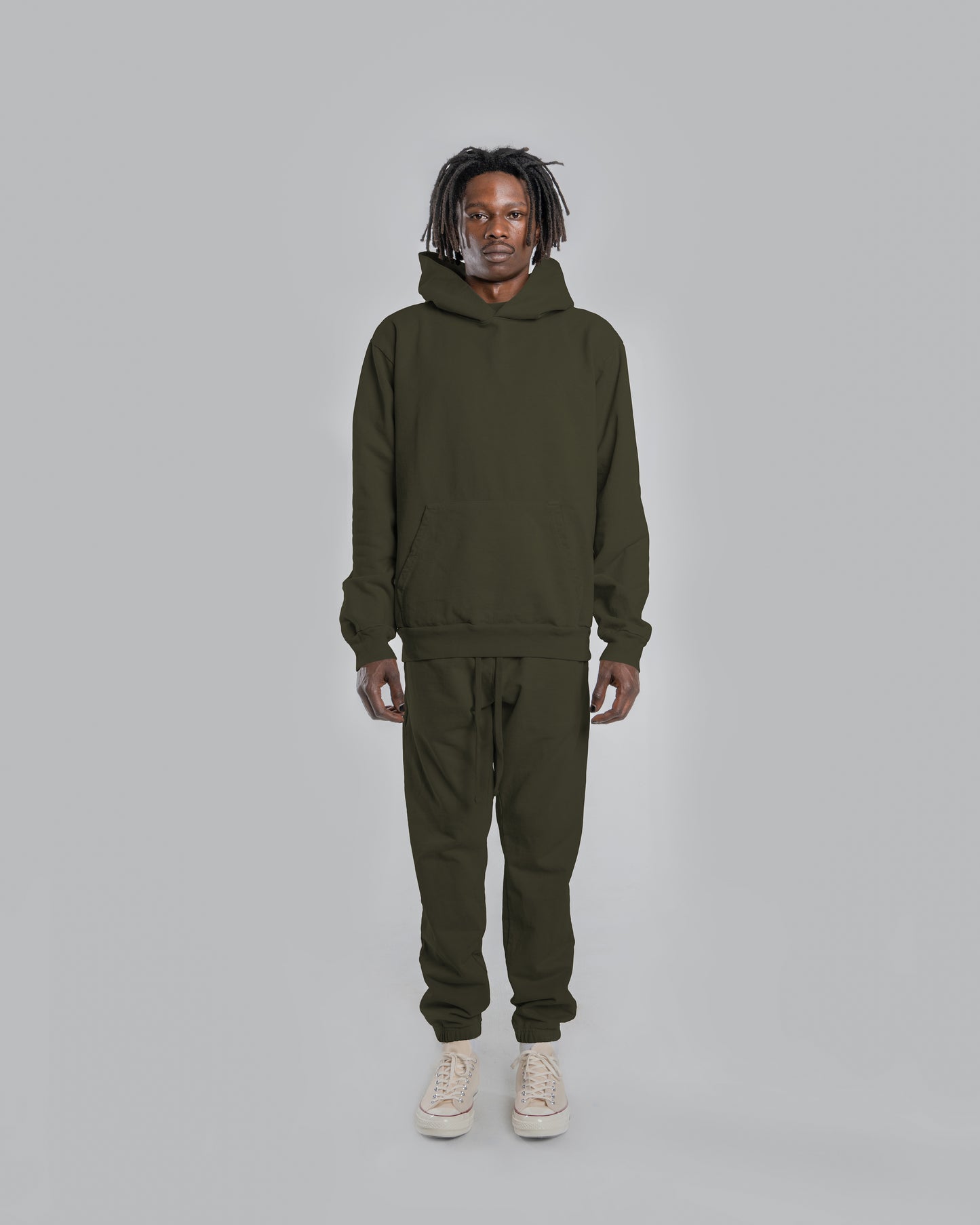 BILLY HEAVYWEIGHT HOOD - OLIVE NIGHT