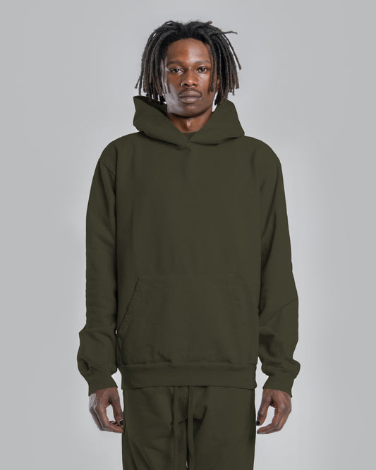 BILLY HEAVYWEIGHT HOOD - OLIVE NIGHT