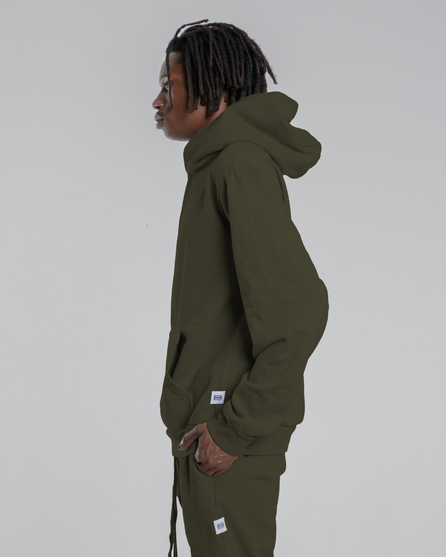 BILLY HEAVYWEIGHT HOOD - OLIVE NIGHT