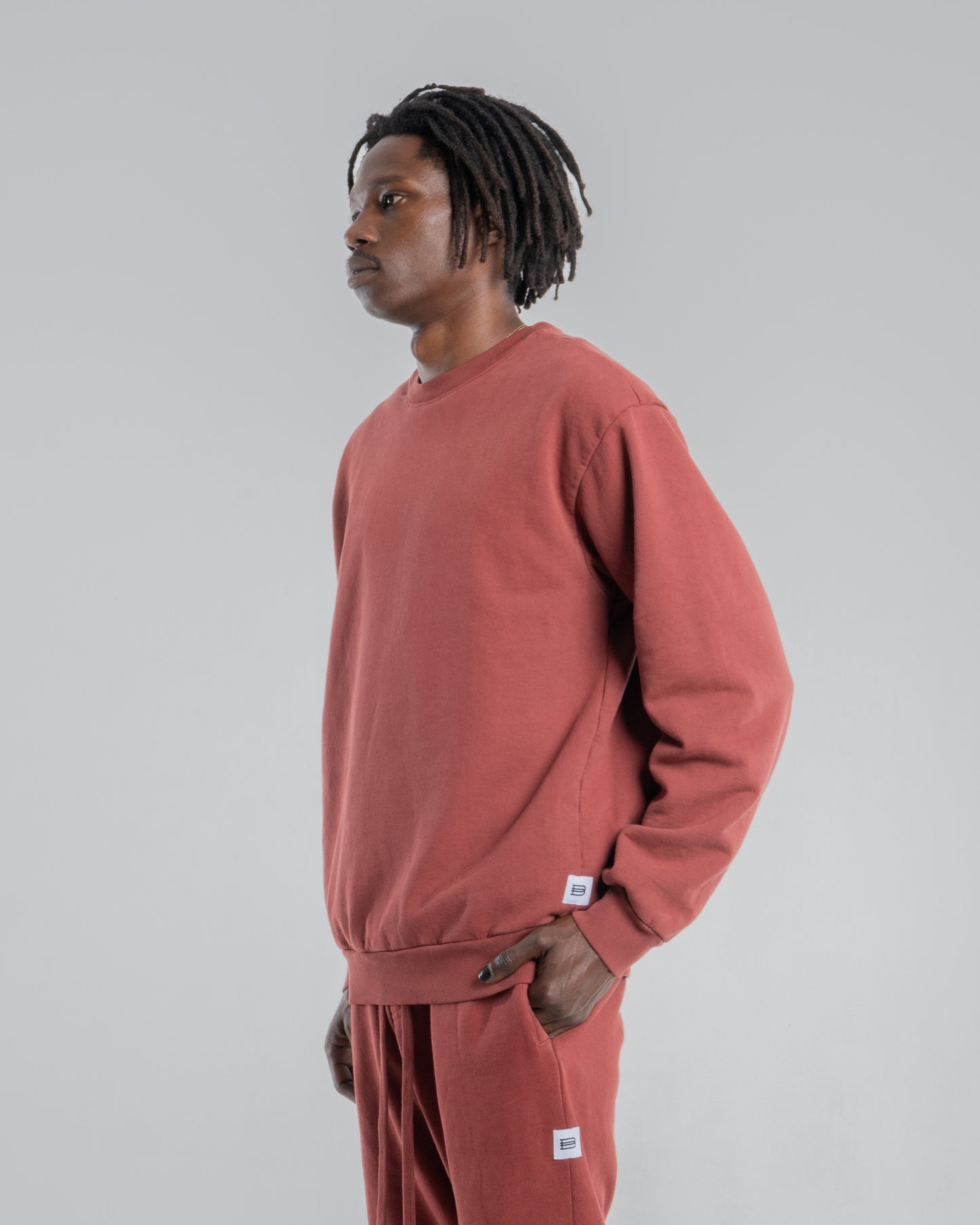 DARVIN SWEATSHIRT - MARSALA