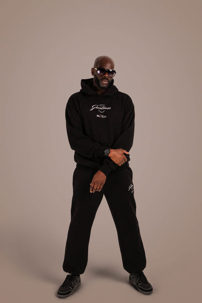 ACTIVELY BLACK COTTON GREATNESS PANTS