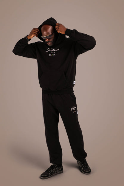 ACTIVELY BLACK COTTON GREATNESS PANTS