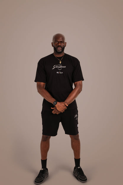ACTIVELY BLACK COTTON GREATNESS SHIRT