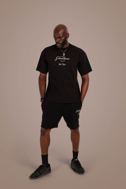 ACTIVELY BLACK COTTON GREATNESS SHIRT