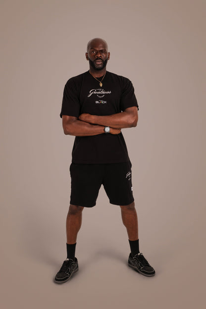 ACTIVELY BLACK COTTON GREATNESS SHIRT