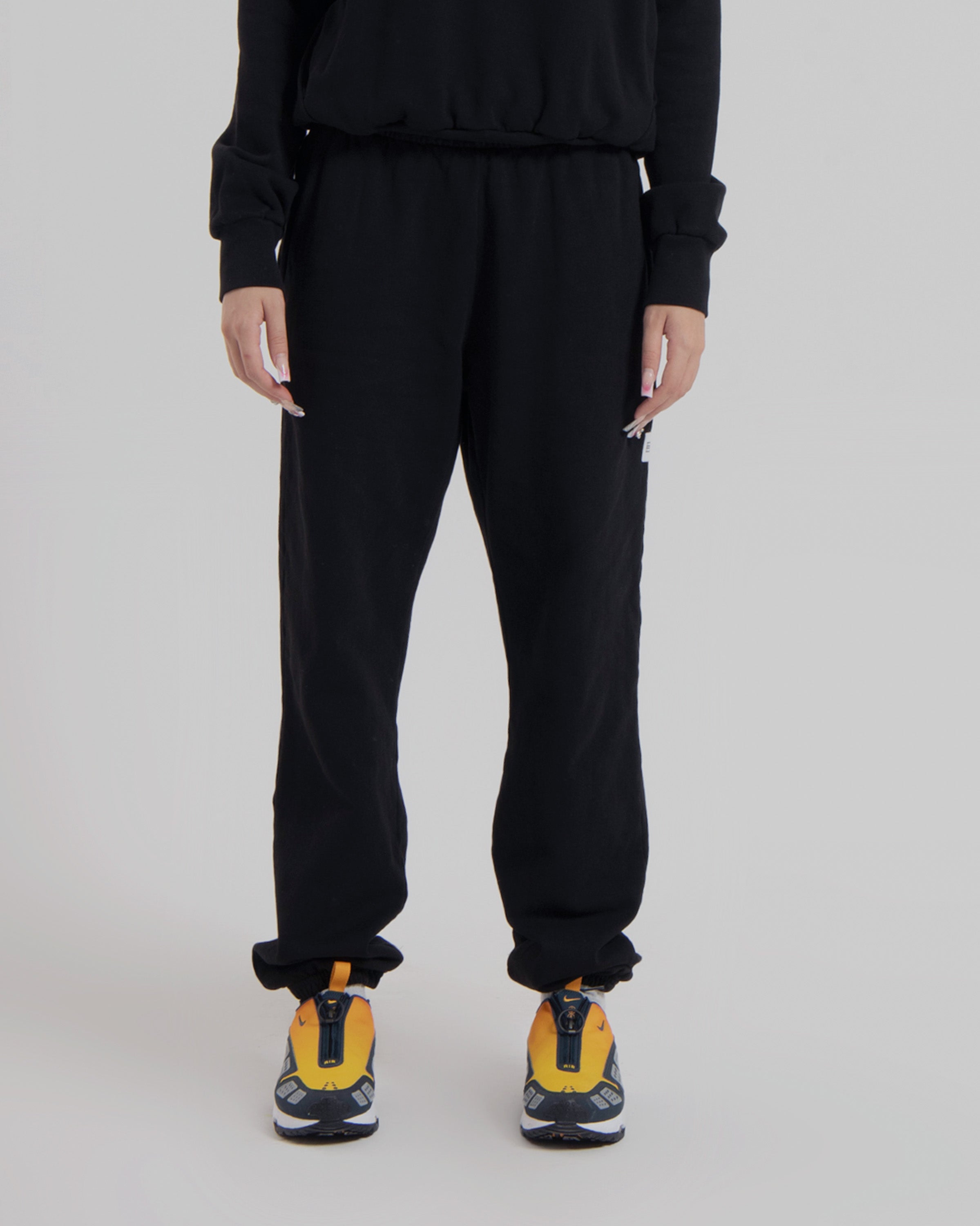 WOMENS LW FLEECE PANTS - JET BLACK