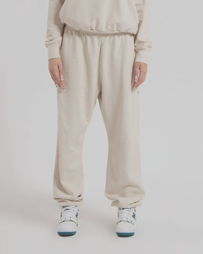 WOMENS LW FLEECE PANTS - NATURAL