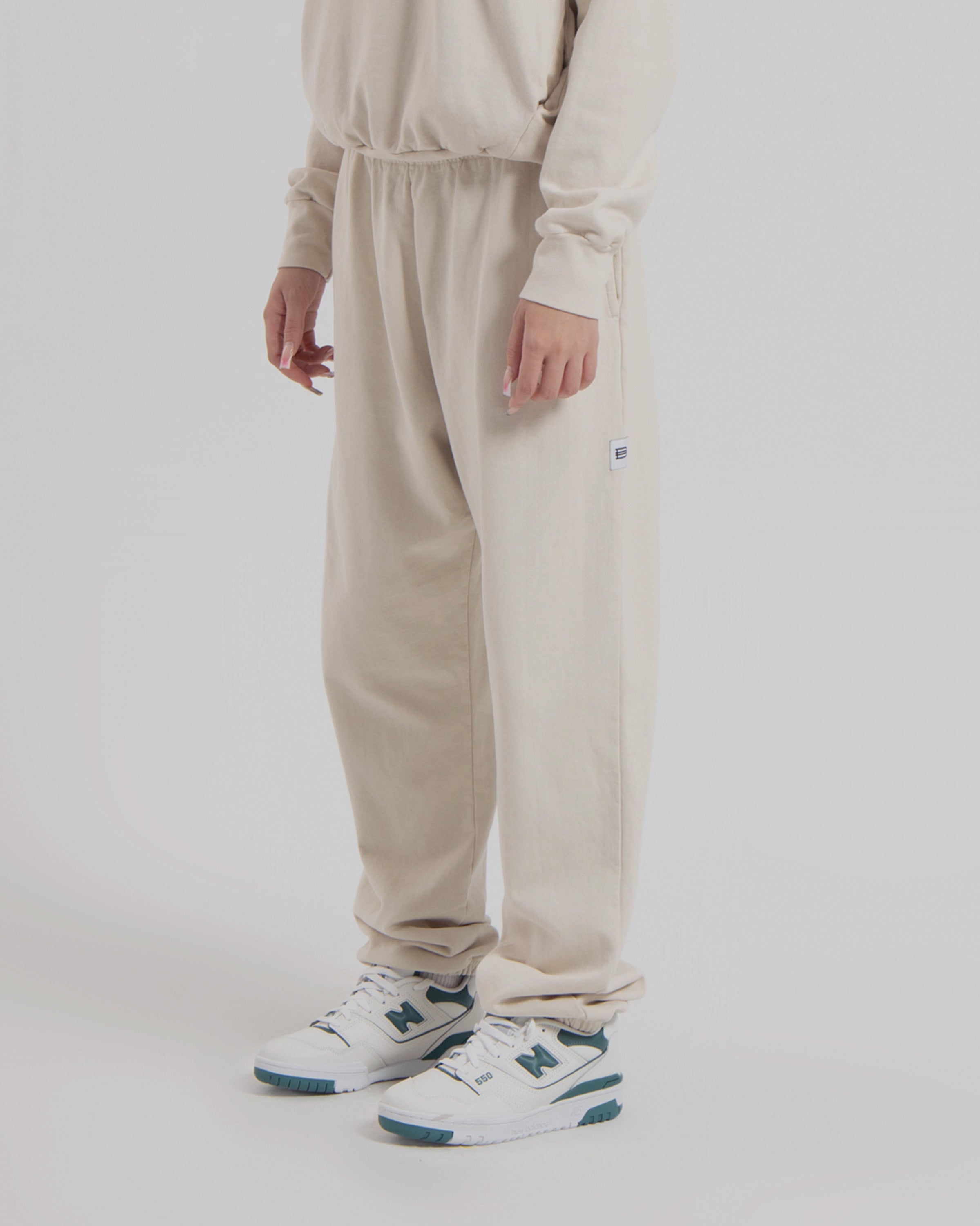 WOMENS LW FLEECE PANTS - NATURAL