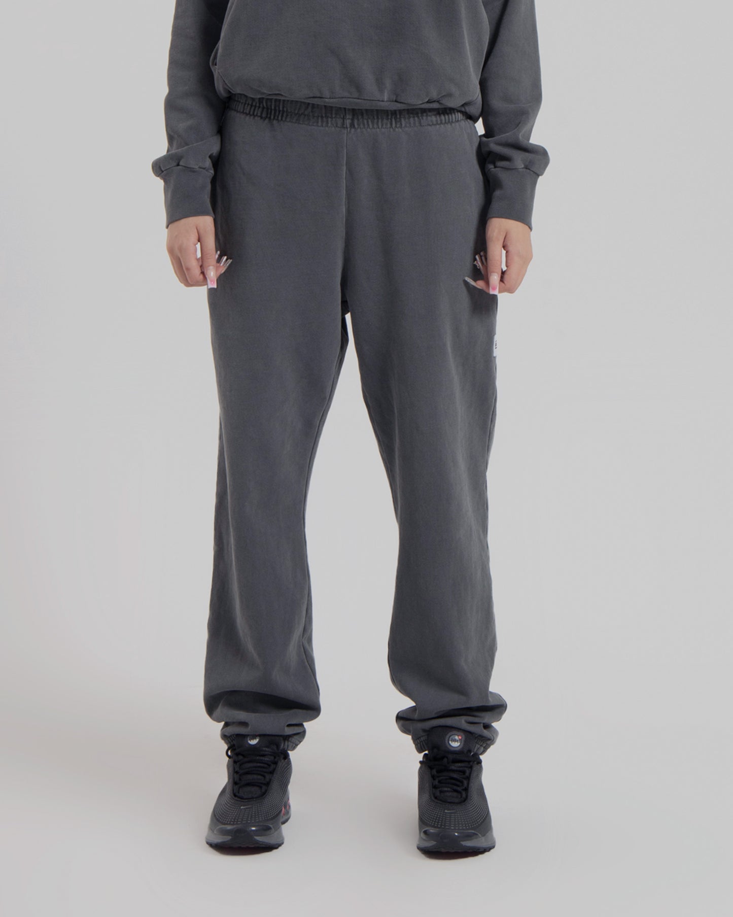 WOMENS LW FLEECE PANTS - 	STEEL GREY