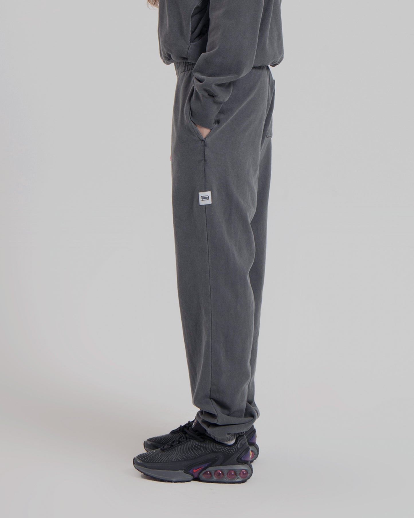 WOMENS LW FLEECE PANTS - 	STEEL GREY