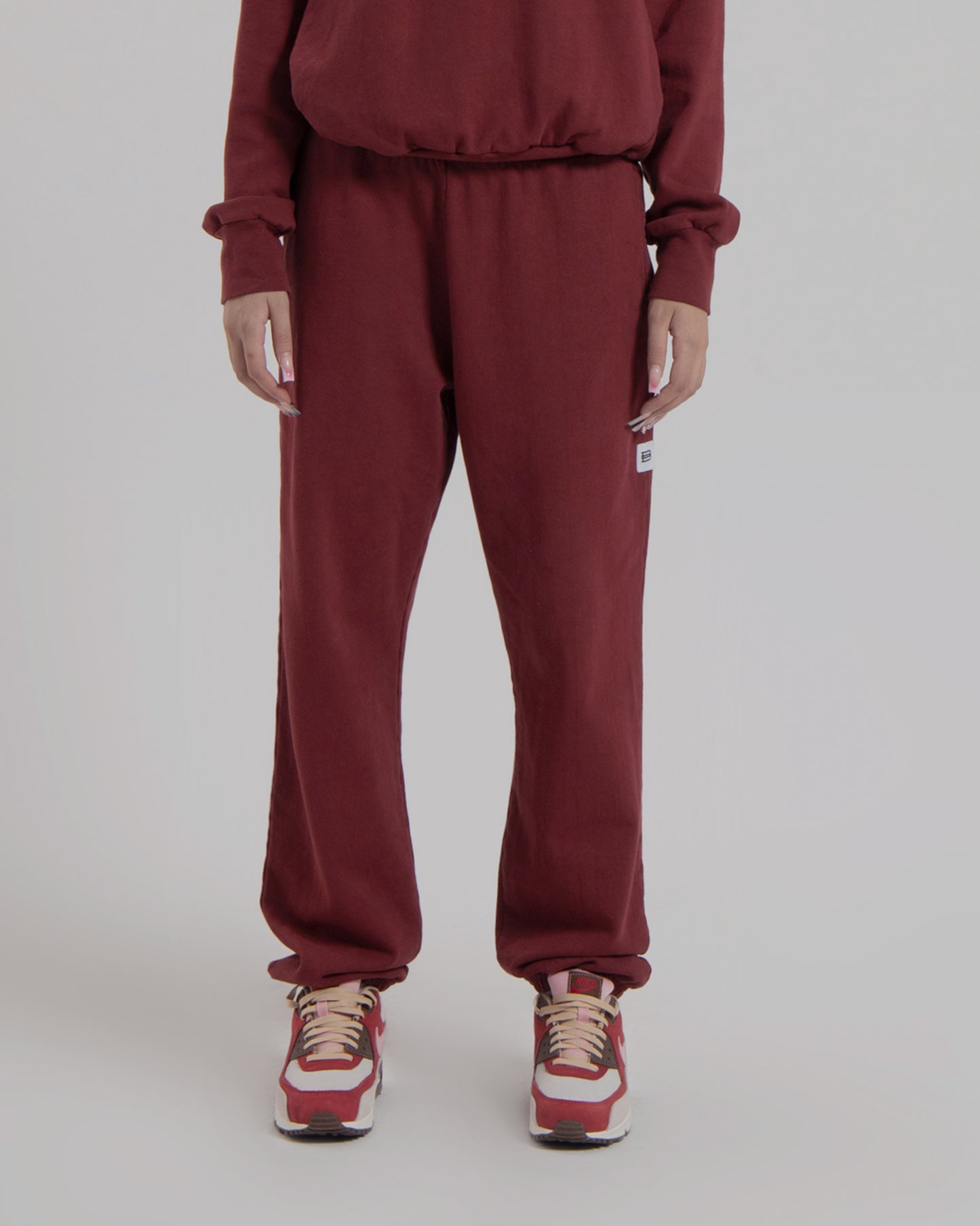 WOMENS LW FLEECE PANTS - MARSALA