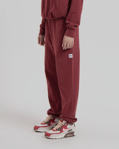 WOMENS LW FLEECE PANTS - MARSALA