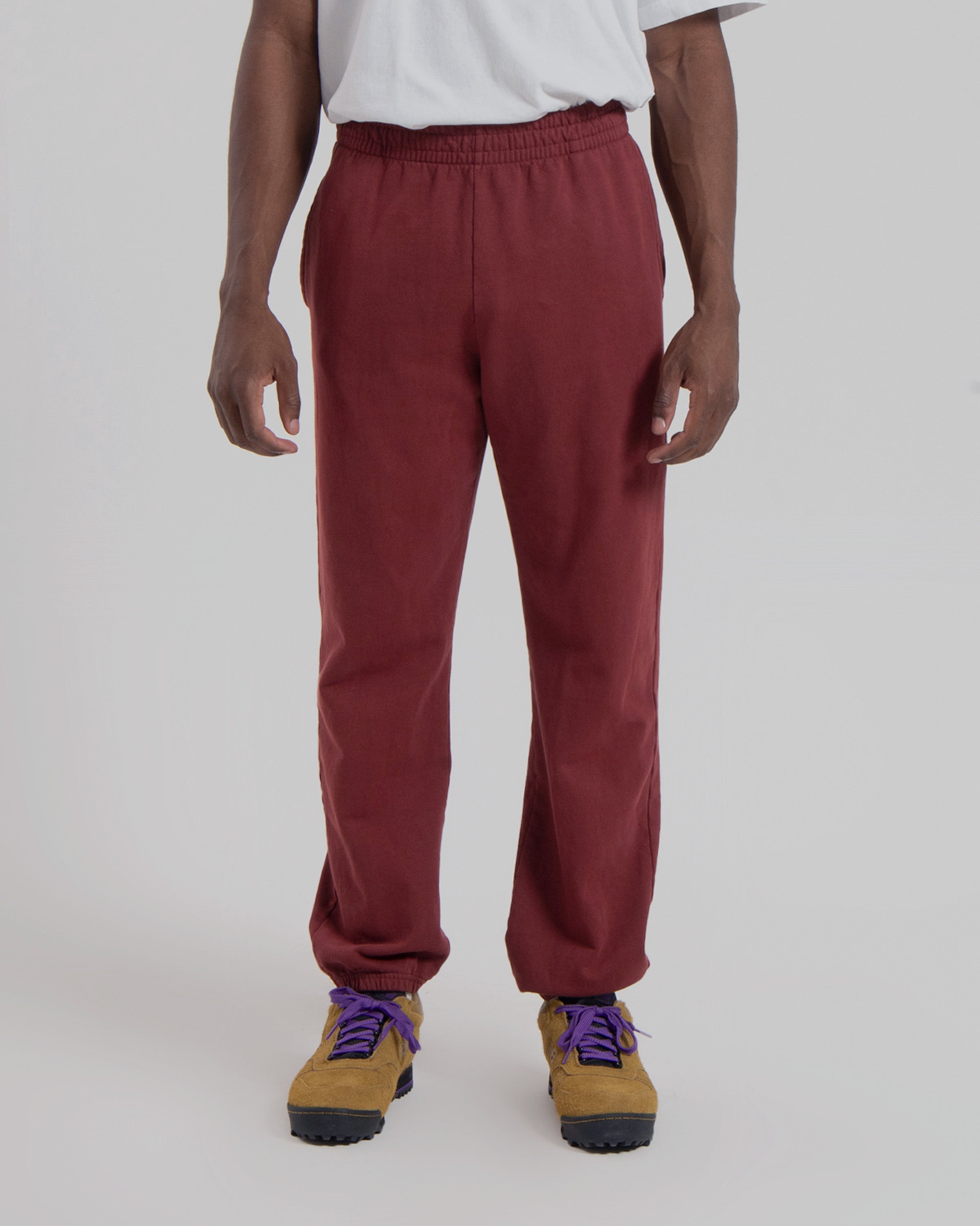 MENS LW FLEECE PANTS - MARSALA