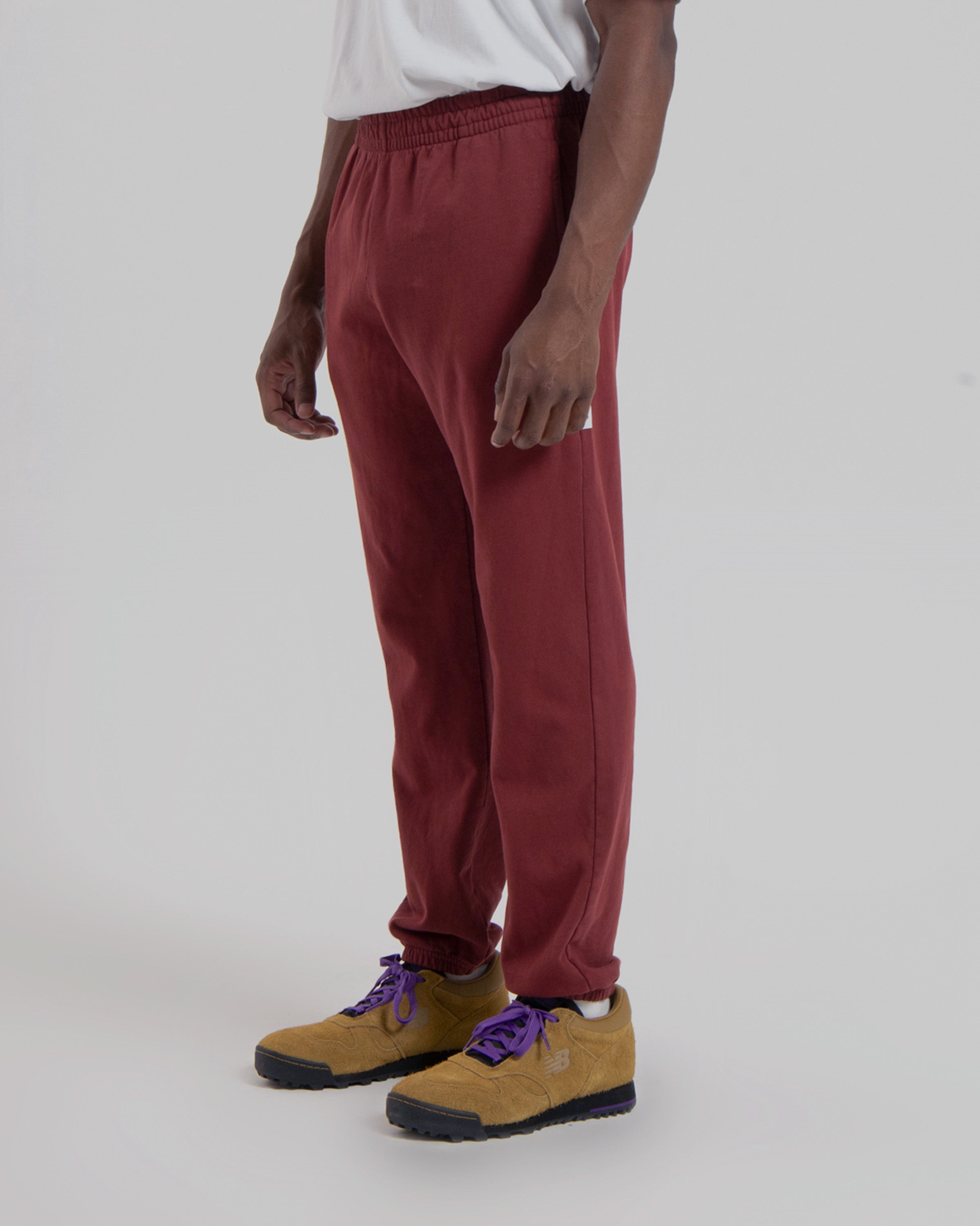 MENS LW FLEECE PANTS - MARSALA