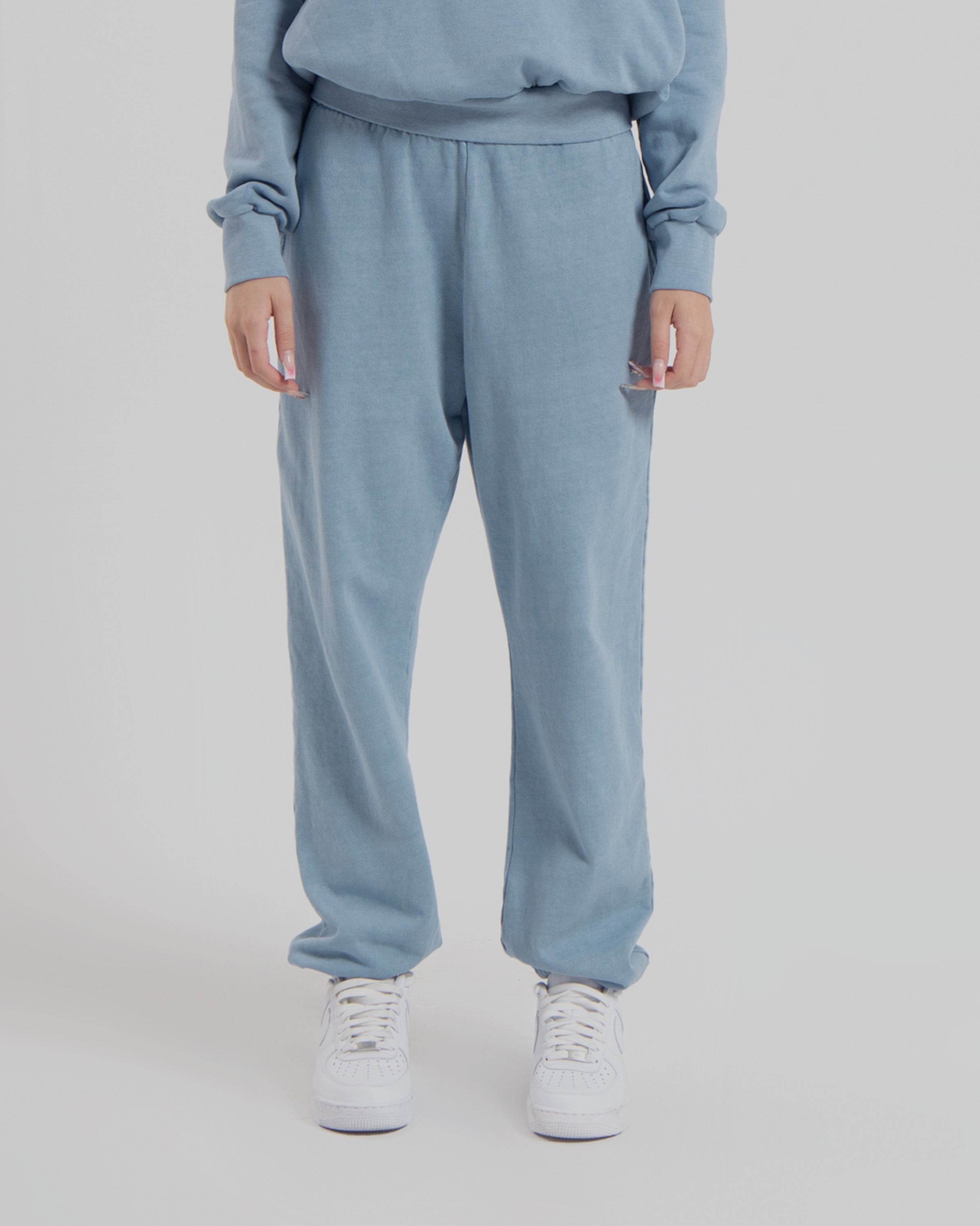 WOMENS LW FLEECE PANTS - 	STEEL BLUE