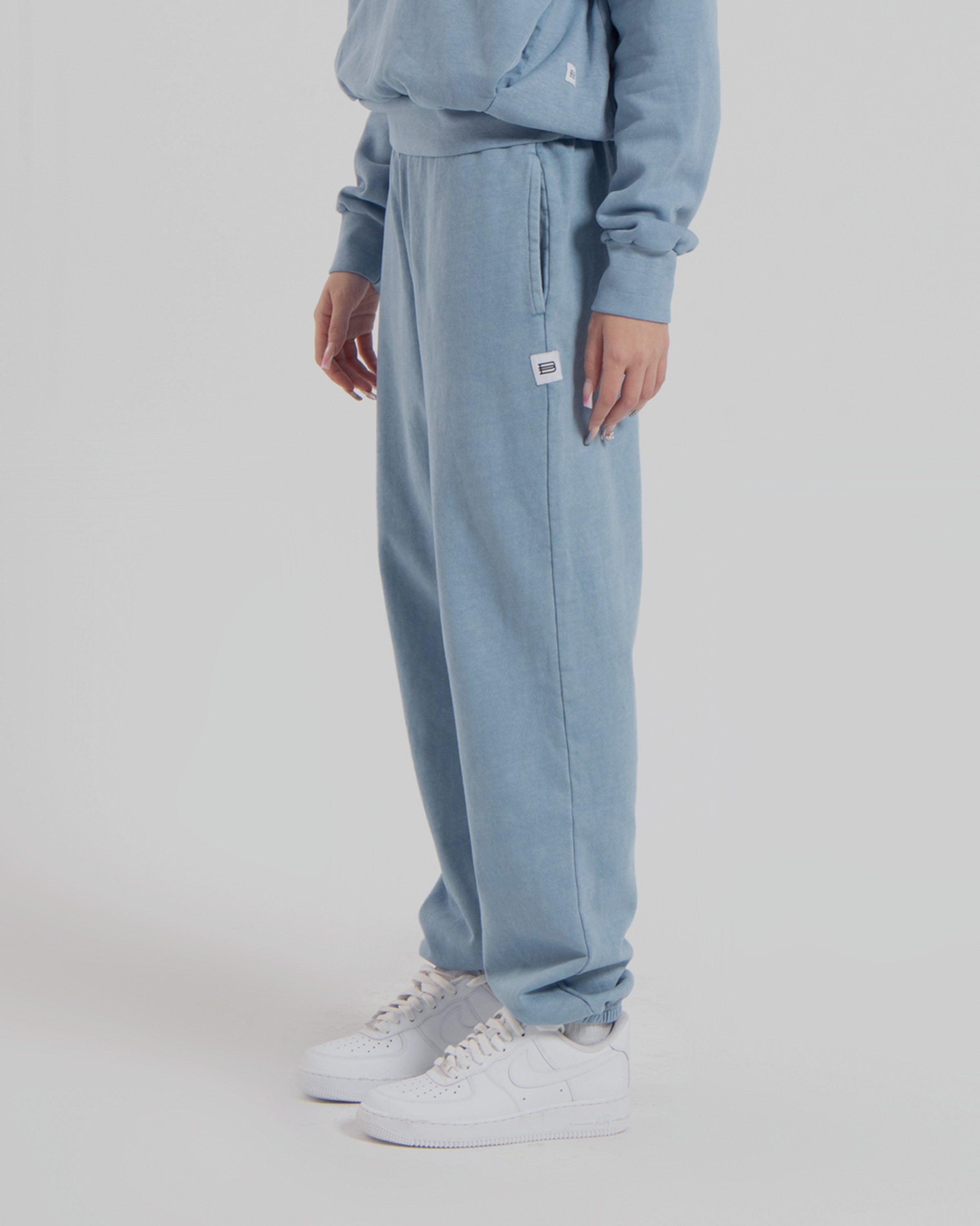 WOMENS LW FLEECE PANTS - 	STEEL BLUE