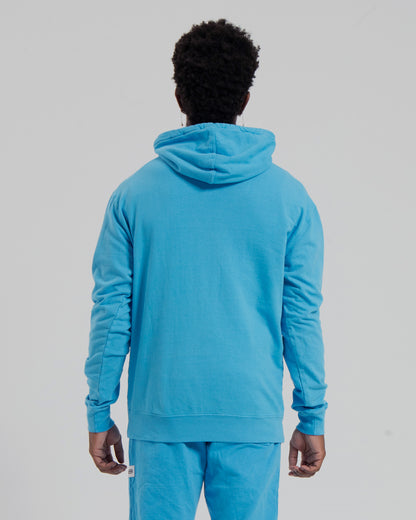 BASIC HOODIE - MEDIUM BLUE