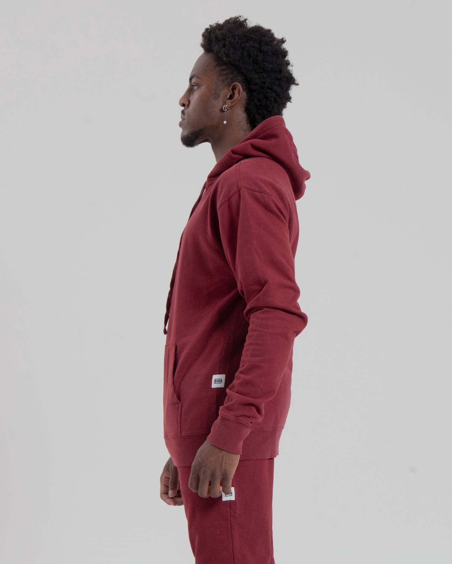 BASIC HOODIE - BURGUNDY