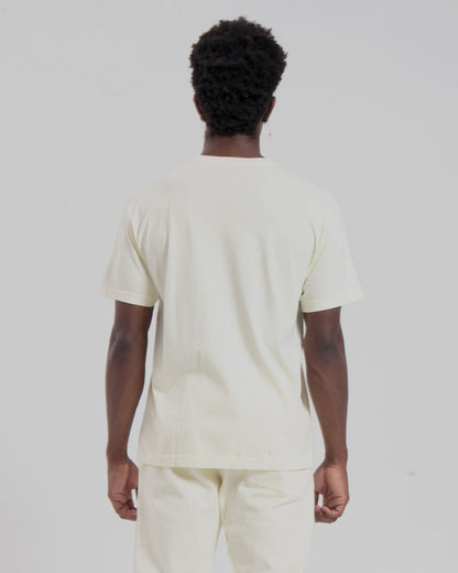 DROP SHOULDER S/S TEE - NATURAL
