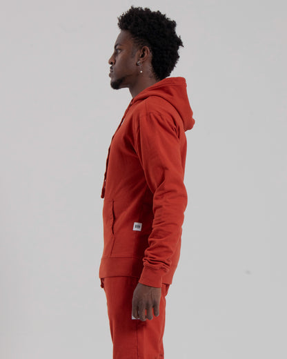 BASIC HOODIE - RUST